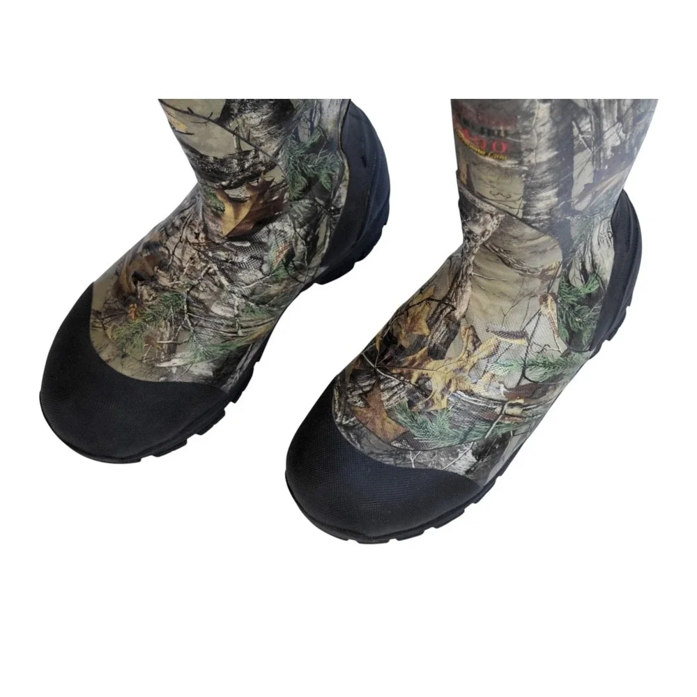 Guide Gear Men's Size 13 Rubber Hunting Boots 2400G Thinsulate Realtree Xtra